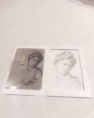 2 Euro coincard San Marino Michelangelo 