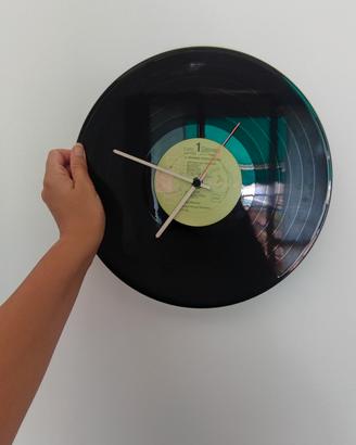 orologio da parete disco vinile