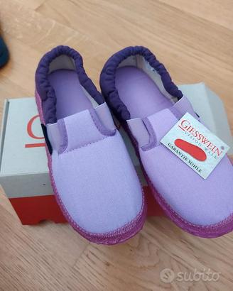 Pantofole bambini Giesswein n. 35 - NUOVE