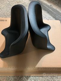 Coppia sedili gomma per kart e simulatori