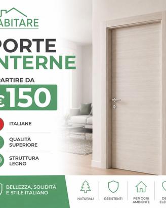 Porte nuove pronte 4 finiture habitare finestre