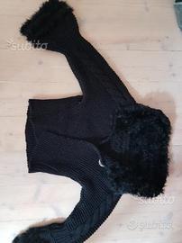 Maglia in lana con pelliccia