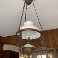 LAMPADARIO d’epoca a olio