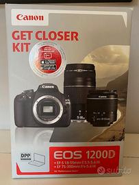 MACCHINA FOTOGRAFICA CANON EOS 1200N + OBIETTIVI