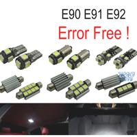 KIT 10 LAMPADE LED INTERNE BMW SERIE 3 E90 E91 E92