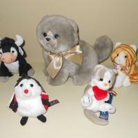 TRUDI Peluche da collezione Originali Set 5 Pezzi.