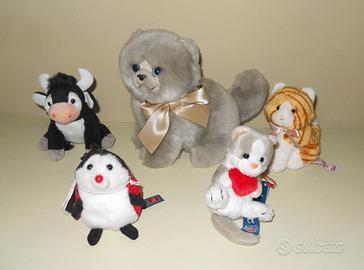 TRUDI Peluche da collezione Originali Set 5 Pezzi.