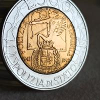 500 lire Polizia di stato 1997