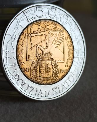 500 lire Polizia di stato 1997
