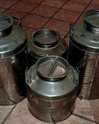 bidoni conserva olio