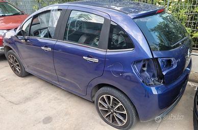 Citroen C3 II 1.2L benzina anno 2015 per ricambi (