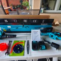 Decespugliatore a batteria nuovo con accessori 