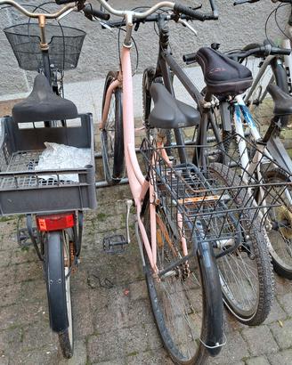 bici rosa da donna