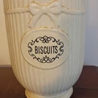 porta biscotti in ceramica 