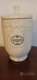 porta biscotti in ceramica 