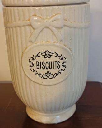 porta biscotti in ceramica 