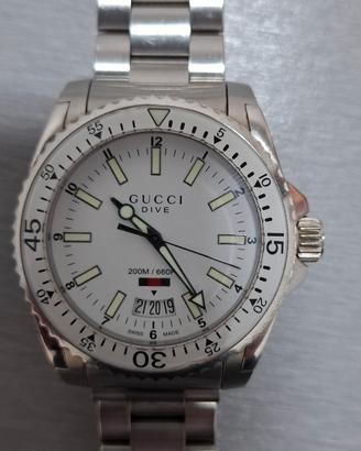 GUCCI YA136302 Dive 40MM Men's Stainless Steel Wat