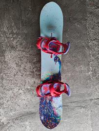 Burton Lipstick 141 cm Snowboard + Attacchi Lexa M
