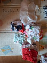 Lotto vestiti bambina 2 anni