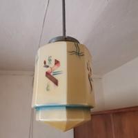 lampadario vintage anni '40/'50