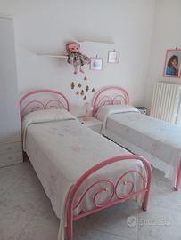 lettini in ottone laccato 