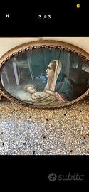 Quadro d'epoca Madonna con Bambino