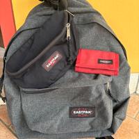 ZAINO, portafoglio e marsupio eastpak originali