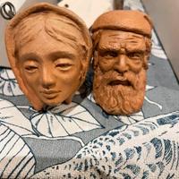 lotto 2 pipe da collezione artigianali Sicilia