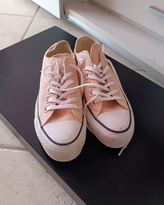 Converse All Stars colore rosa pescato