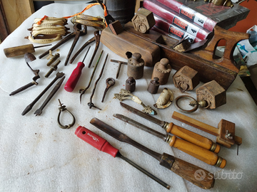 Antichi strumenti e pialla Goldenberg