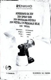 Aerografo a batteria