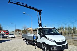 IVECO DAILY 35C18 E6 NUOVO GRU 12m + CASSONE