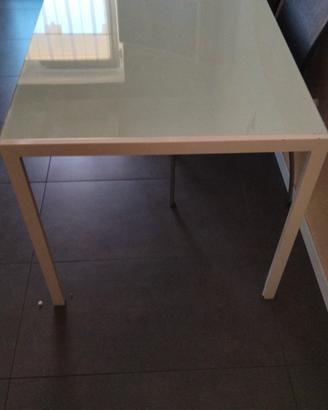 tavolo cucina in vetro con sedia