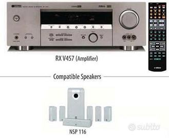 YAMAHA  Riceiver  RX-V457 Sintoamp.+ CD-DVD