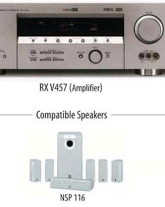 YAMAHA  Riceiver  RX-V457 Sintoamp.+ CD-DVD