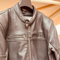 Giacca moto in pelle Hewik