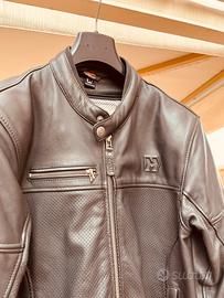 Giacca moto in pelle Hewik