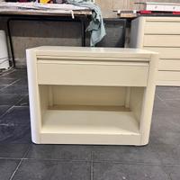 Comodino bianco massello