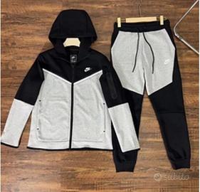 nike tech nera e grigia