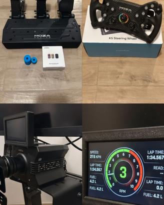 MOZA R12 - MOZA KS - MOZA SRP - DASHBOARD touch
