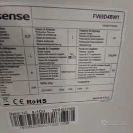Congelatore Verticale a Cassetti Hisense FV85D4BW1