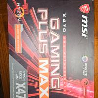 msi x470 gaming max plus danneggiata