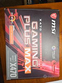 msi x470 gaming max plus danneggiata