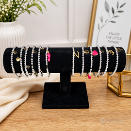 Braccialetti tipo Dodo acciaio con pendenti