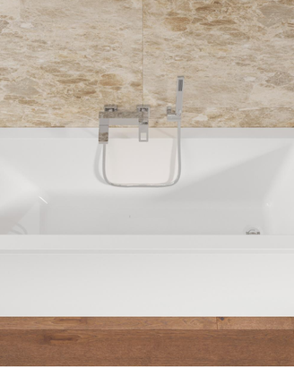Vasca da bagno da incasso 150 x 70 cm in acrilico