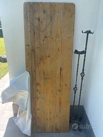 Tavolo con panche per giardino