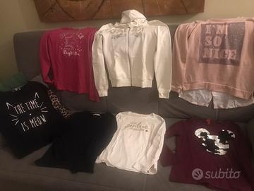 7 maglie ragazzina 11/12 anni molto fashion !