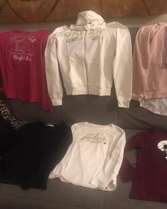 7 maglie ragazzina 11/12 anni molto fashion !