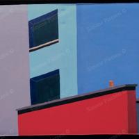 Quadro di Simone Piazzesi - FINESTRE CON MURETTO