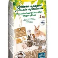 6 x Lettiera di Paglia pressata di Frumento 4kg